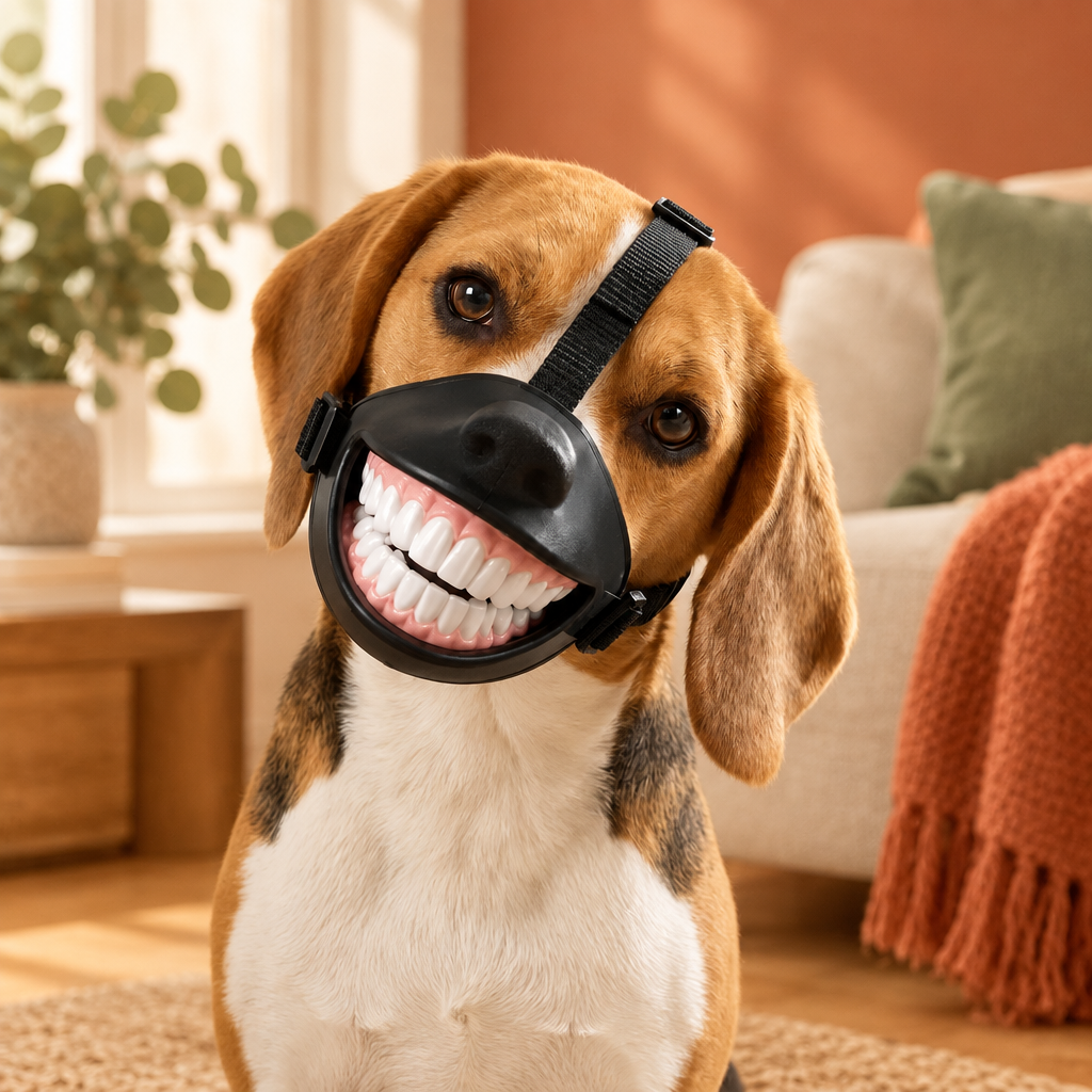 Grinning Dog Muzzle on dog — PetRoost lifestyle photo